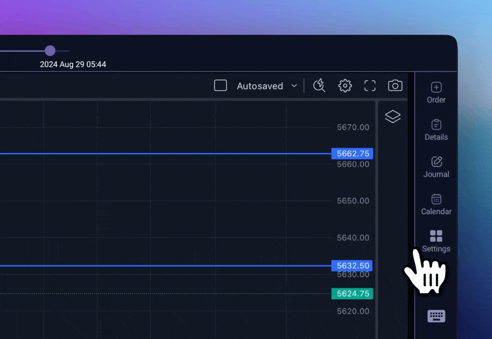 Journal a position in TradeZella Backtesting