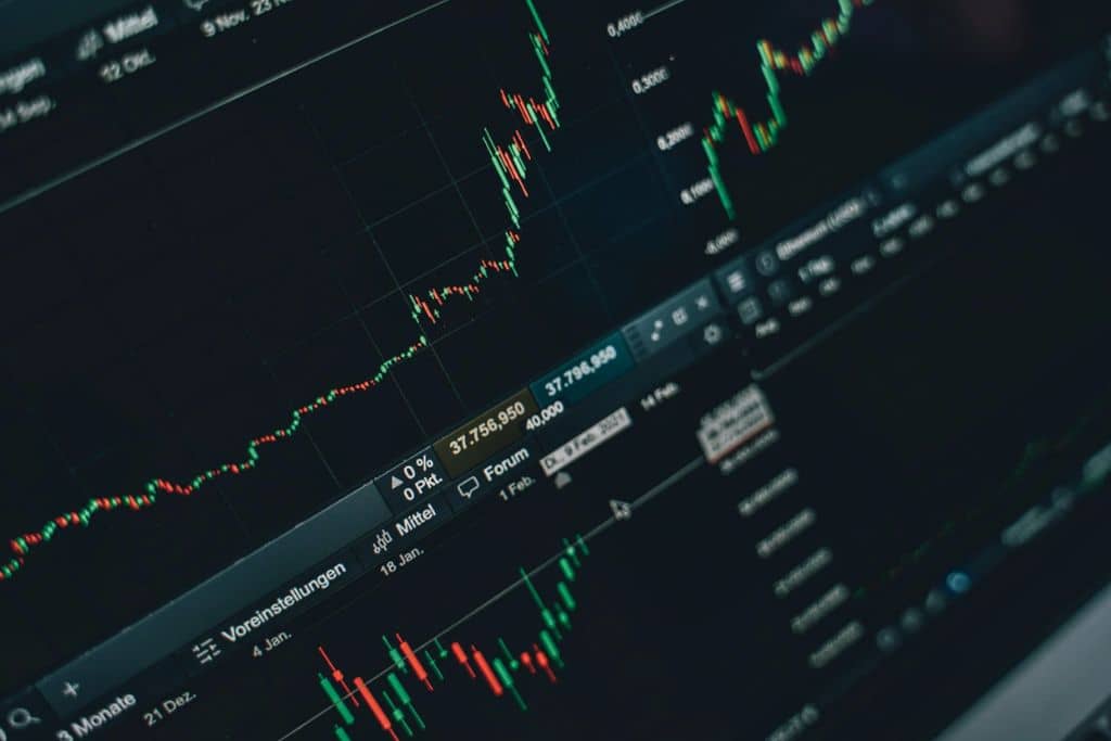 View of the Stock Market on a Screen - TradeZella