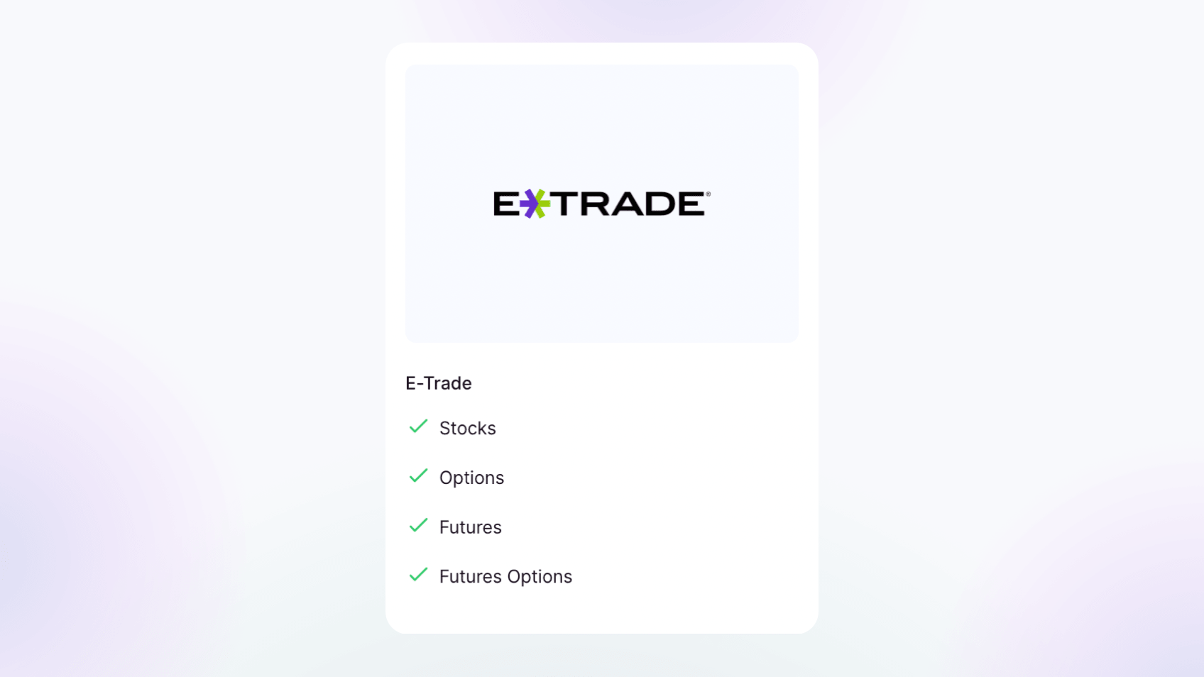 E-Trade - TradeZella